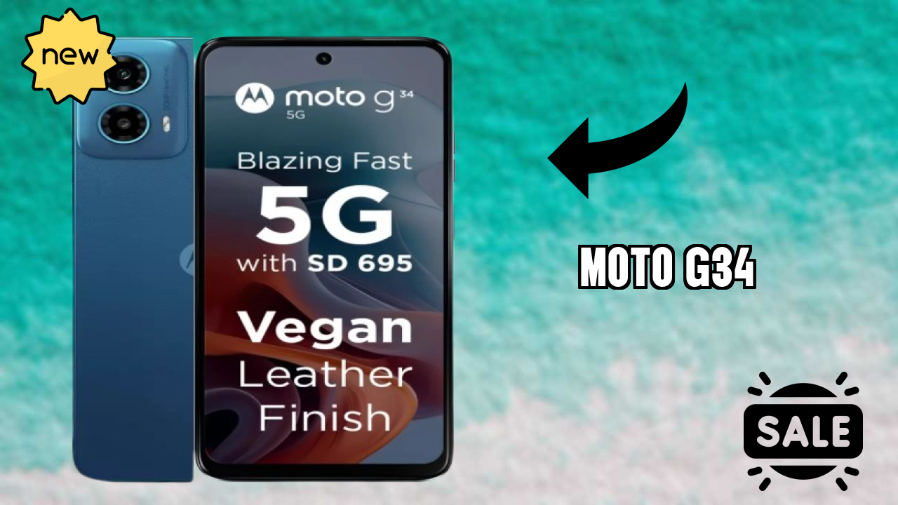 Moto G34 डिस्प्ले साइज़: 6.5 Inches (16.51 Cm) स्क्रीन क्वॉलिटी