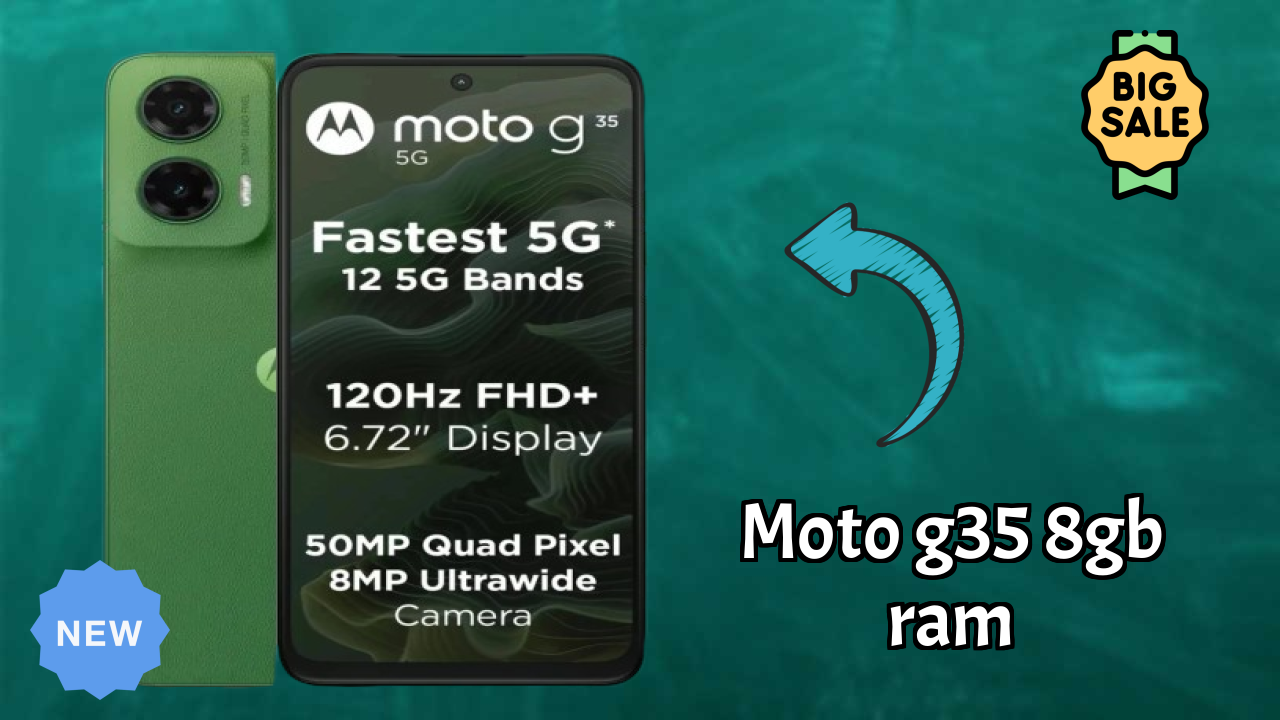 Moto G35 8GB RAM शो: 8 GB RAM मल्टीटास्किंग टेस्ट