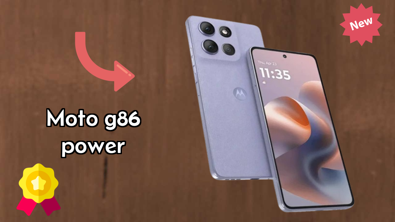 Moto G86 Power डिस्प्ले तकनीक: P-OLED क्वॉलिटी