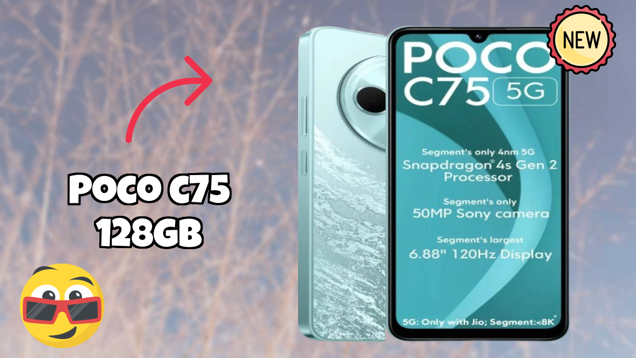 ₹7,999 पर POCO C75 128GB - पूरा शॉपिंग गाइड