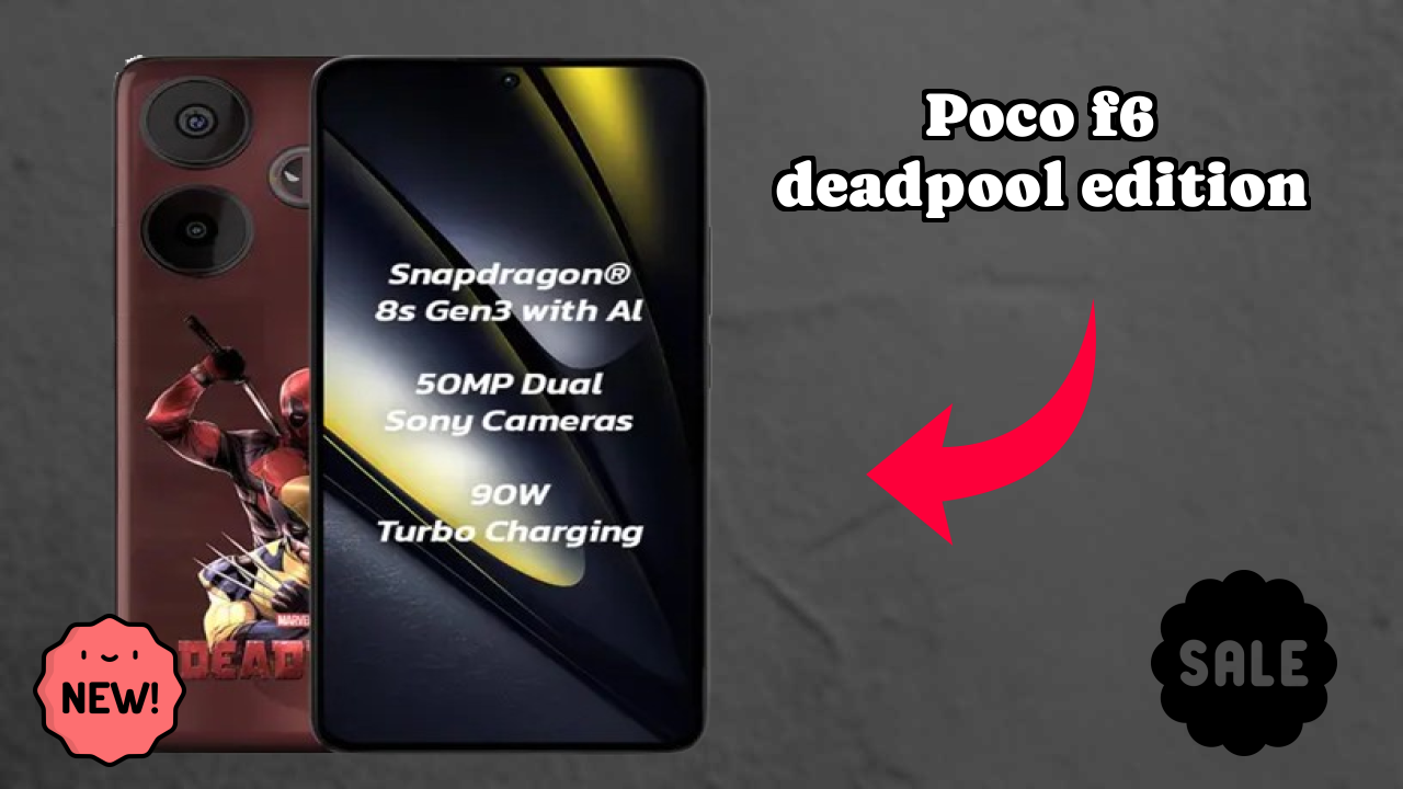 POCO F6 Deadpool Edition क़ीमत गिरावट: सिर्फ ₹21,999 में उपलब्ध