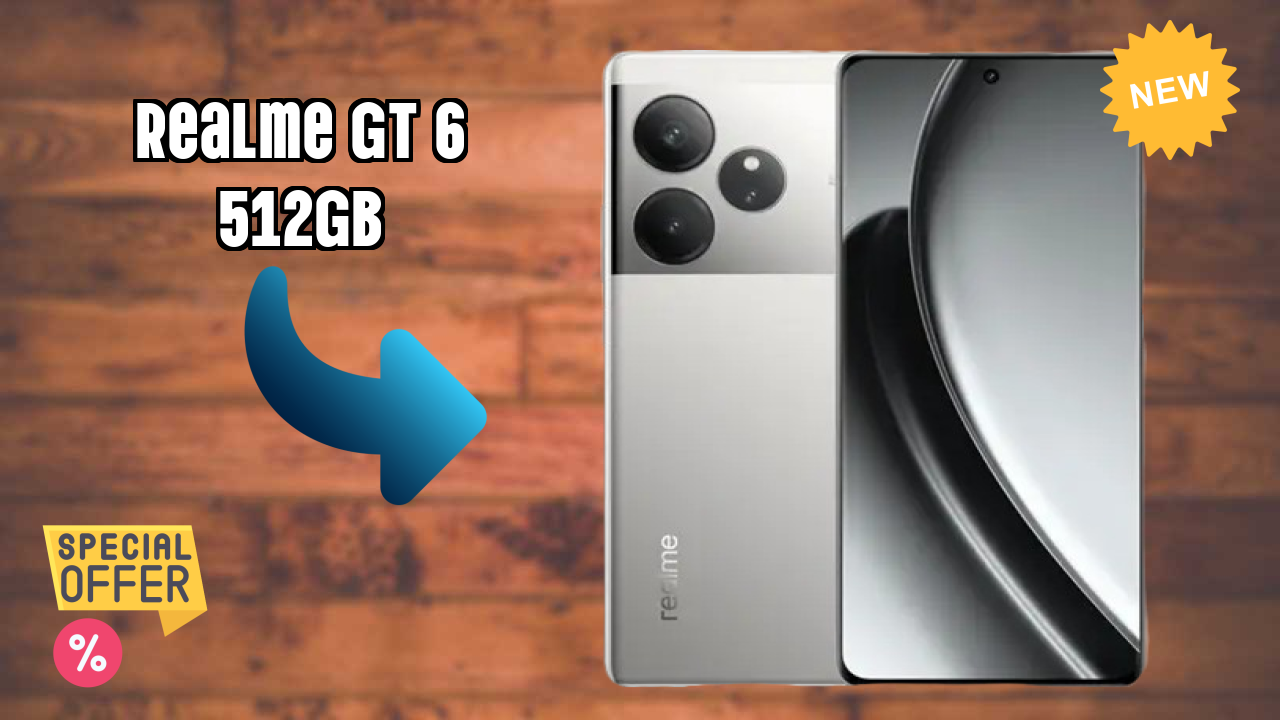 Realme GT 6 512GB क़ीमत गिरावट: सिर्फ ₹32,999 में उपलब्ध
