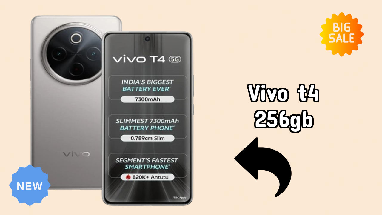 Vivo T4 256GB डिस्प्ले  डिस्कसन: 6.77 Inches (17.2 Cm) स्क्रीन क्वॉलिटी