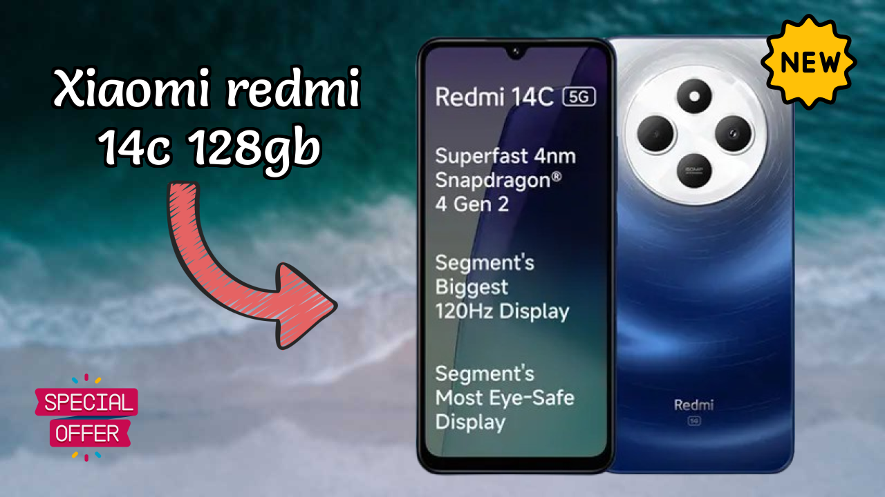Xiaomi Redmi 14C 128GB डिस्प्ले तकनीक: IPS LCD क्वॉलिटी